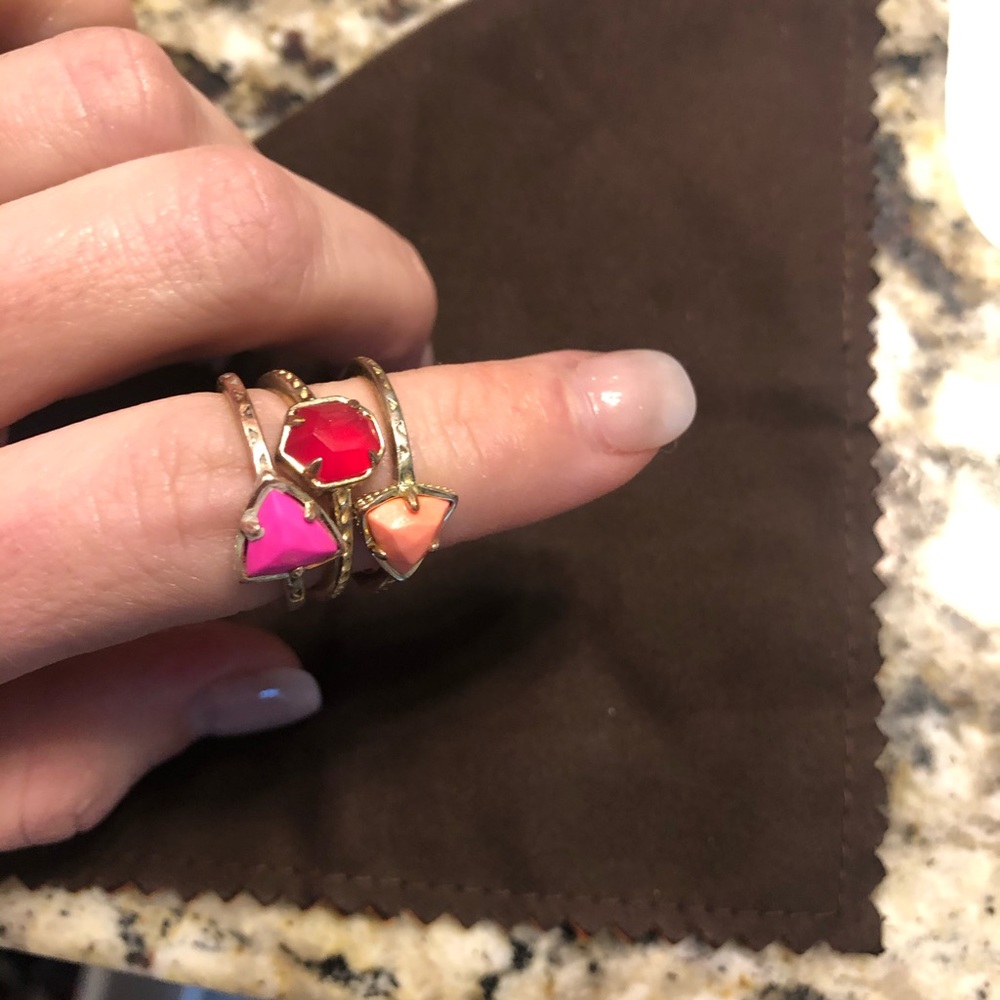 3 Kendra Scott Rings